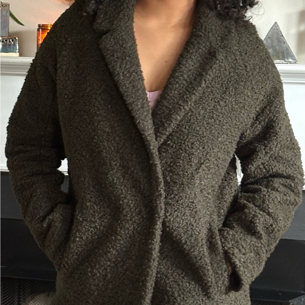 Magaschoni Forest Green Teddy Jacket